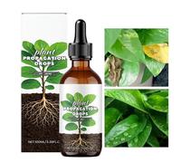 Estimulador del crecimiento de raíces, gotas líquidas de fertilizante para plantas, 1 solución de propagación del suelo de 3.4 fl oz con fórmula de enraizamiento rápido, nutriente orgánico para planta