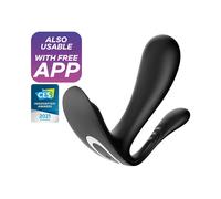 SATISFYER TOP SECRET + VIBRADOR NEGRO