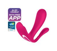 ESTIMULADOR DEL PUNTO-G Y ANAL TOP SECRET CON APP SATISFYER ROSA