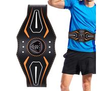 Estimulador Eléctrico De Músculos ABS - Estimulador Eléctrico Muscular | Equipo De Fitness con Pantalla Digital para Entrenamiento En Casa, Coche Y Viajes para Mujeres Y Hombres