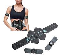 Estimulador Muscular Inalámbrico EMS, Cinturón de Ejercicios Abdominales, Masajeadores Eléctricos, Tóner Abdominal Unisex para Abdomen, Espalda, Muslos, Pantorrillas, Antebrazos