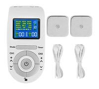 Estimulador Muscular TENS EMS, Masajeador Electrónico de Meridianos para Terapia de Alivio del Dolor, Dispositivo de Masaje de Pulso, Almohadillas de Electrodos, Máquina Digital para Aliviar el Dolor,