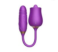 -Eștîmùlâdőr Sèxüàl Mâsâjeâdór Ŝạtisfyęr Sùcciønadør Pro 5 Clîťoris Müjèr Original Masajeador de Silicona Portátilvérdạderö,Modo 10 * 10,100% Resistente Al Agua, Masaje Y Relajación/Purple