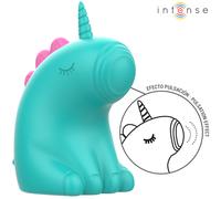Estimulador Unicornio Verde Intenso para Diversión y Placer Sin Límites, Talla 7.5 cm x 6.5 cm, Poids 0.142 Kg, Colores Turquesa