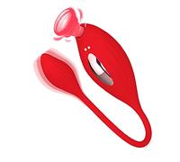 -Ẹsťimuladør Mäsajẹadør Víbràdọr Müjèr Låmieņdo Vîbrạdorés Ŝexūal Ŝucçionådor de Clītøriś Puntó Ġ Pezóněs con 10 Modos Jugửetês Ŝexụal Parà 100% Impêrmêäblê Usb Rêcårgåblê/Red