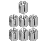 Estink 10 Piezas Abrazaderas Cruzadas para Cable Acero Inoxidable 316, Clips de Cable 2mm para Barandillas y Enrejado, Resistente a la Corrosión