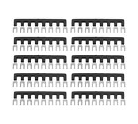 Estink 10pcs 400V 25A Terminal Strip Terminal Mystical/Fantasy de Cobre Retardante Bloques de Tipo de Horquilla para la Potencia de la Industria del Electrod (TB-2508)