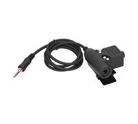 Estink Adaptador de auriculares U94 PTT para Walkie Talkie YAESU Vertex VX-6R/VX-7R
