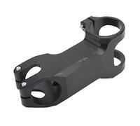 Estink Aleación de Aluminio de Montaña Aleación de Manillar Negro para Conducir Cómodo, Tallo de Bicicleta de Carretera para Bricolaje, Actualización de 1,25 Pulgadas de Manillar de Bicicleta-25 °,