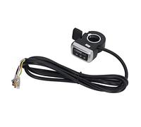 Estink Aprendedor de Dedo para Scooters de Bicicletas Eléctricas, Indicador de Batería, Interruptor de Bloqueo de Autoevaluación, Manillar de 22.3 Mm, Material Premium (36V)
