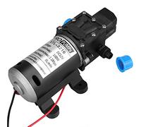 Estink Bomba de Agua Autocebante 12V, 160psi, Alta Presión, 100W, 8L/min, Micro Diafragma, para Caravana, Barco, Jardín, Marino