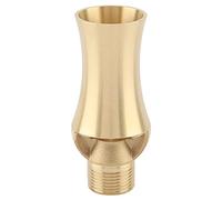 Estink Boquilla de fuente en cascada, torre de hielo de latón, boquilla de fuente de agua de cedro, cabezal de rociador de estanque, accesorios de decoración para estanques y albercas (1/2 pulgadas, 3/4 pulgadas)