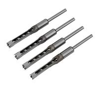 Estink Brocas Cuadradas para Carpintería, 11mm, 12mm, 12,5mm, 12,7mm, Set de 4 Piezas