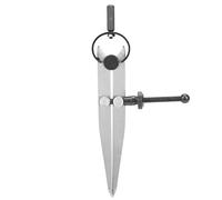 Estink Brújula de Punta Seca de Acero, 105 mm, para Dibujo de Círculos, Carpintería y Metalurgia