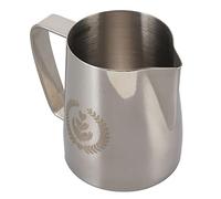 Estink Café Art 350 Ml de Taza con Pico Puntiagudo, Jarra de Espuma de Leche de Acero Inoxidable para Uso en el Hogar, Acabado Brillante para el Hogar o la Cafetería (claro)