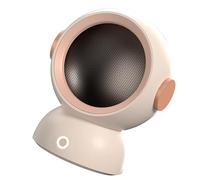 Estink Calentador de Mini de Espacio Portátil bajo Ruido de Calefacción Rápida Calentador de Escritorio Eléctrico para Escritorio de Oficina 220V (Rosado)