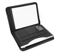 Estink Carpeta de Anillas A4, Organizador de Documentos con Compartimentos para Tarjetas, Cierre de Cremallera, Carpeta de Conferencias