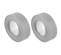 Estink Cinta de Sellado Impermeable PVC, Autoadhesiva para Cocina, 3.2 m, Gris, Resistente al Agua, Aceite y Moho, con Capacidad de Doblar 90 Grados