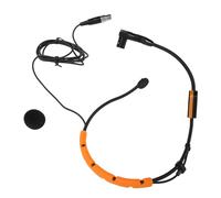 Estink Clear Pickup Condenser Condenser Micrófono Omnidireccional Auriculares de Fitness a Prueba de Fitness para Actuaciones en la Etapa (Yellow)