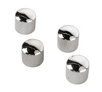 Estink Conjunto de Control de Tono de Volumen de Perillas de Guitarra, Metal Resistente 4pcs para una Fácil Instalación y un Rendimiento Mejorado (GD101 cromo)