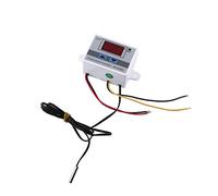 Estink Controlador de Temperatura Digital LED XH-W3001, Termostato Digital con Sonda Impermeable, 12V DC