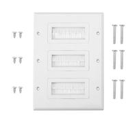 Estink Cubierta de Pared para Cables, Protector Pasacables de Plástico, Organizador Antipolvo para HDMI, Red y Teléfono