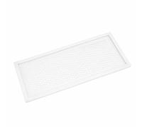 Estink Cubierta de Ventilación de Piso Cubierta de Drenaje de Silicona Buena Protección de Filtrado para la Pantalla de Ventilación de Aire para la Cocina Doméstica (WHITE)