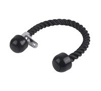 Estink Cuerda para Tríceps y Bíceps, Accesorio de Musculación para Polea, 70 cm, Negro