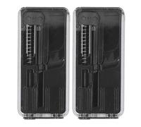 Estink Dispensador de Crushball para Cigarrillos, Herramienta DIY para Fumar, Negro, 2 Unidades