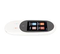 Estink Dispositivo de Traducción de Voz 2.4 Pulgadas Pantalla Táctil LCD Traductor Inteligente Portátil para Maestros y Aprendices de Idiomas (White)