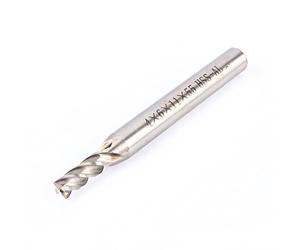 Estink Fresa de Taladro CNC HSS, Vástago Cilíndrico, 4 mm, para Centros de Procesamiento CNC, Herramienta de Tallado