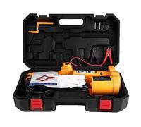 Estink Gato Eléctrico 12V 3T para Coche SUV Turismo, Elevación 12-42cm, Equipo de Emergencia Portátil con Estuche y Accesorios