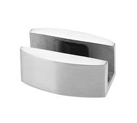 Estink Guía de Piso de Acero Inoxidable para Puerta Corredera, 50x23mm, para Mampara Ducha y Puertas de Vidrio Sin Marco, Espesor 8-14mm