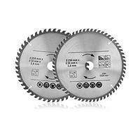 Estink Hojas de Sierra Circular para Corte de Precisión, 250 mm, para Madera Natural y Madera Dura, 2 Unidades
