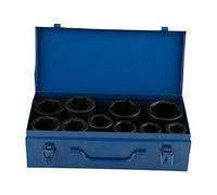 Estink Juego de 10 Llaves de Impacto, Mini Carracas Métricas Profundas de Largo Alcance, 2,5 cm, 22/24/27/30/32/36/38/41/46/50 mm