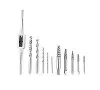 Estink Juego de Extractores de Tornillos y Brocas, Kit de Herramientas para Extraer Pernos Rotos, 11 Piezas