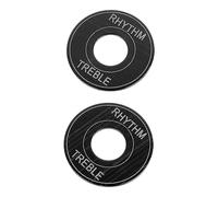 Estink Juntas de Interruptor de Guitarra Eléctrica de 2pcs Arandela sin Deslizamiento en Aleación de Aluminio para Interruptor de Engranaje de Guitarra Eléctrica, Instalación Fácil para Entusiastas