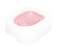 Estink Kit de Capacitación para el Baño de Gatos Profesional Safe Kitty Trainer de Inodoro Asiento Urinario con Ritmo para Suministros de Gatos, Fácil de Usar para Capacitación en Salud (Pink)