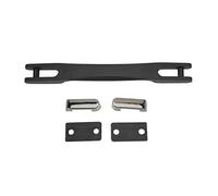 Estink Kit de repuesto de mango de equipaje, asa de transporte de equipaje de plástico negro, mango de maleta, accesorios de repuesto para cajas, maletas, reparación de maletas