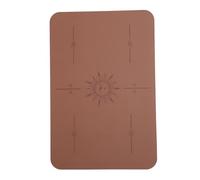 Estink Matina de Costura Mat de Protección Minimiza el Movimiento sin Ruido para los Entusiastas de Acolchado/bordados PU Mat de Goma 15.7x23.6x0.2in (Marrón dorado)