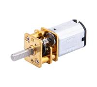 Estink Motor de Engranajes GA12-N20, 12V DC, 300 RPM, Micro Motor Metálico de Reducción de Velocidad, para Maquinaria Industrial