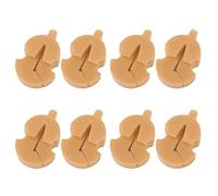 Estink Mudo de Goma de Violín Duradero para una Fácil Instalación y Eliminación, Ideal para Músicos que Necesitan Cambiar entre Practicar con y sin Mudo, 8 X Violín (BROWN)