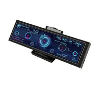 Estink PC CPU Data Monitor 8.8in USB C Editor de Temas de Retrato para la Pantalla de Temperatura Informática Adecuada para Entusiastas de la Tecnología Aleación de Aluminio Black 178 Grados Ángulo