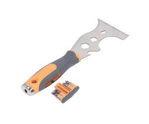 Estink Pintura Rabraper, 16 en 1 Herramienta de Pintor Multi-usa Raspador de Cuchillo de Masilla de Acero Inoxidable con 4 Brocas de Destornillador, Herramienta de Spackle para Raspar Pintura y