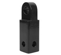 Estink Receptor Duradero de Enganche de Grilletes 23t Acero Al Carbono de Resistencia Al Carbono para Camiones SUVS 4x4 Vehículos Fuera de Camino Recarga (Black)