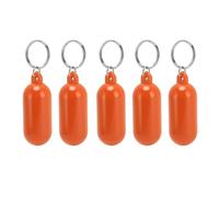 Estink Removial Llavero Flotante de Plástico para Trabajadores del Agua, 5 Piezas Ideales para Marineros y Pescadores (Orange)
