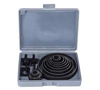 Estink Set de Coronas Perforadoras para Madera, 16 Piezas, 19-127mm, con Caja de Almacenaje, para Madera y Plásticos