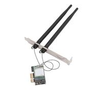 Estink Tarjeta de Adaptador WiFi PCIe Strong Compatibilidad 867Mbps Dual Band Bt4.1 para la Computadora del Ganador, Señal Estable (Antena indetacable)