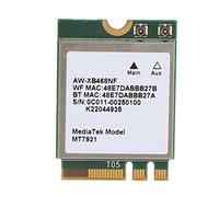 Estink Tarjeta Mt7921 Ngff M.2, Tarjeta WiFi de Doble Banda de 2,4 GHz 5 GHz, Transmisión de Alta Velocidad de 1800 Mbps, Plug and Play, Placa PCB Resistente Al Desgaste Y Duradera, Adecuada