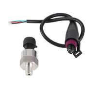 Estink Transductor de Presión, 1pc 1/8NPT Rosca de Acero Inoxidable transductor de Presión Sensor para Aceite Combustible Aire Agua